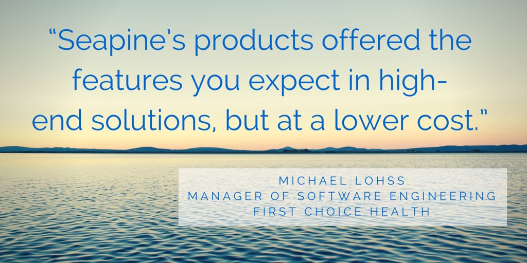 First Choice Health Unifies Disparate Teams with TestTrack and Surround SCM. - bit.ly/1K91r59