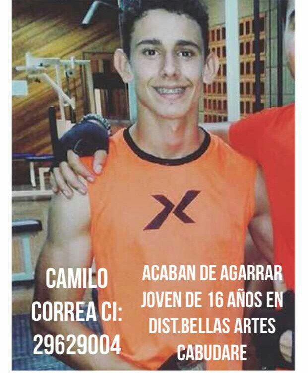 padresdelara's tweet image. Pedimos la liberación inmediata del niño Camilo Correa!!!! Nuestros niños merecen crecer en libertad