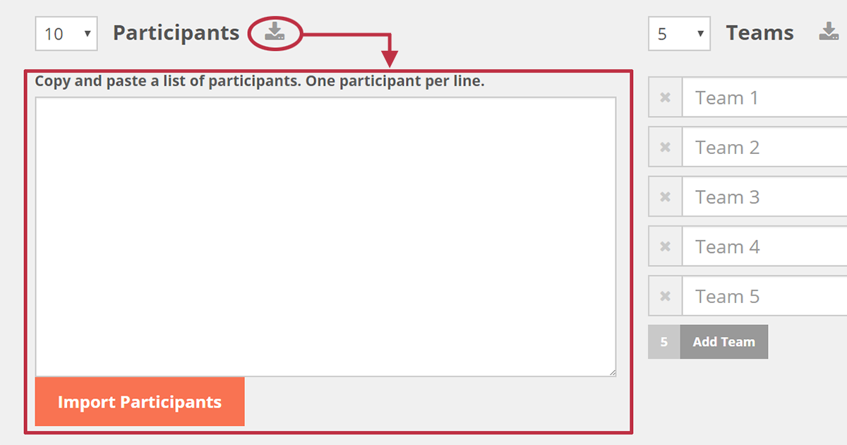 keamkapp's tweet photo. [Tip] Import directly a list of participants into Keamk: click the Import button, then copy and paste your participants. #tiptuesday https://t.co/UuEf1Zmddk