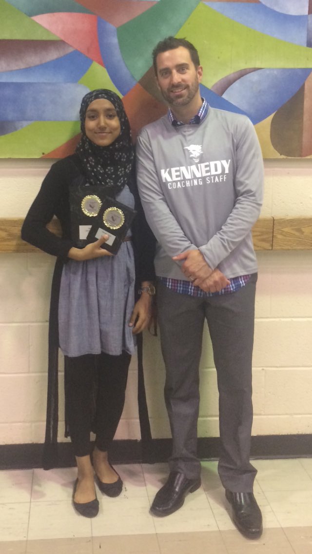 Congrats to senior female athlete of the year award winner, Sadia! 👏👏<a href="/TLKLife/">TL Kennedy SS</a> <a href="/msbeeTLK/">Kelly Bee</a> <a href="/RaeArcher21/">Ms. Archer</a>