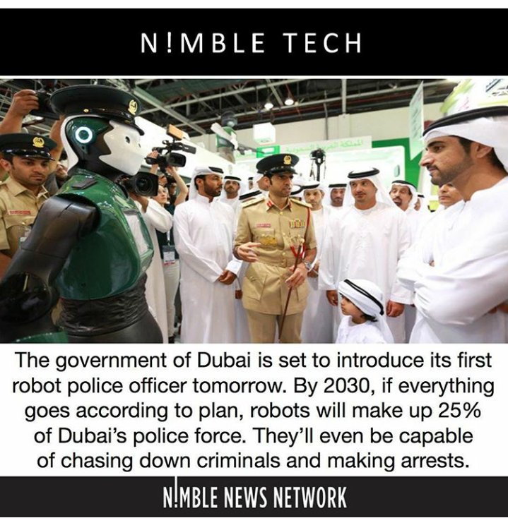 Karimahn's tweet image. #Dubai #RobotPolice 😨