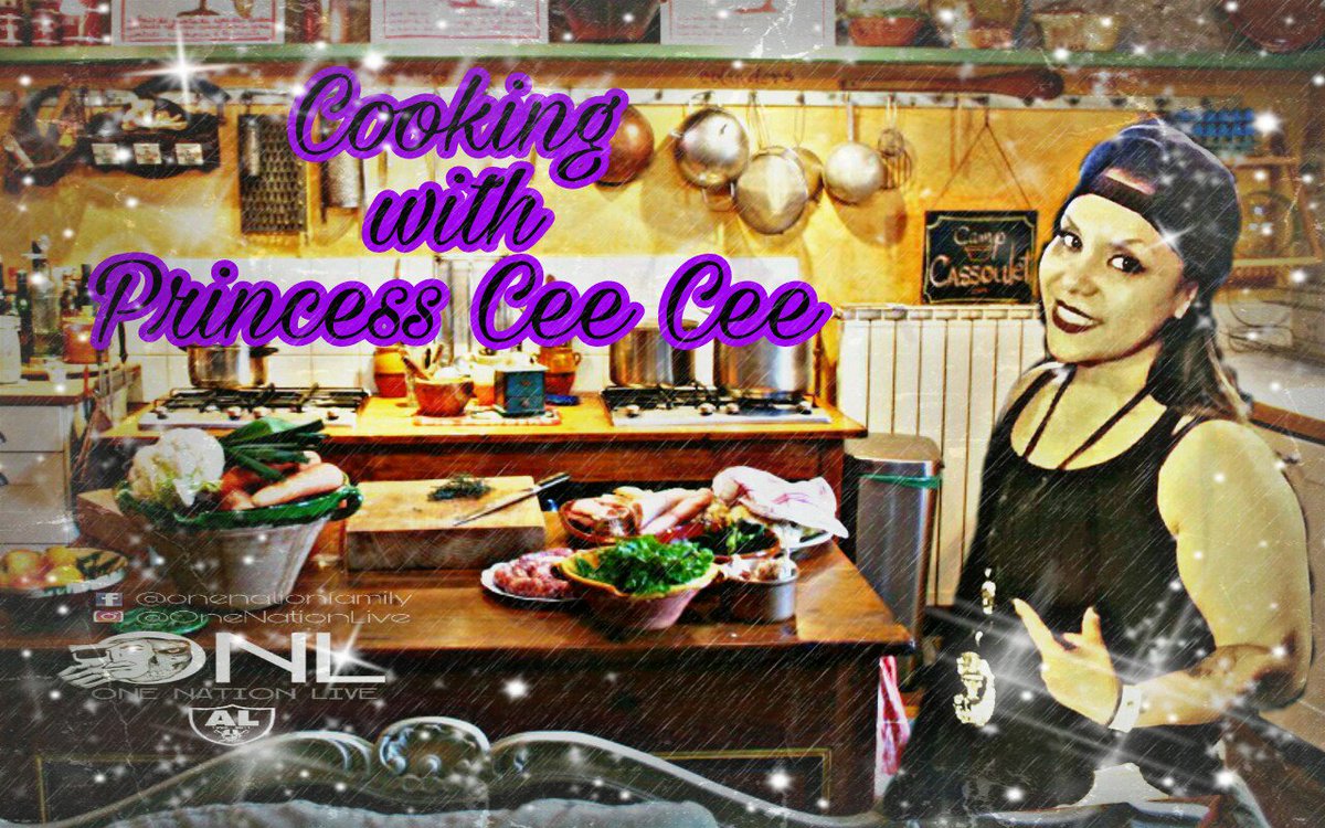 OneNation_Live's tweet photo. #RaiderNation tune in 2night at 8 PM to #OneNationLive (link in bio) for Tuesdays weekly show of "Cooking with Princess Cee Cee"! #NomNomNom https://t.co/fgD7y4mk35