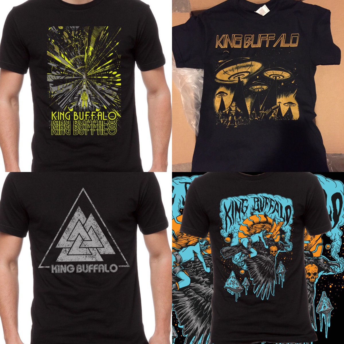 We bought our tickets for Europe today! They were pricey, so grab some merch at kingbuffalo.bigcartel.com and help us out. #europebound