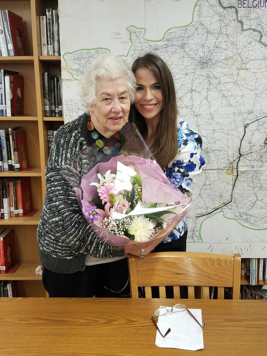LICHSMsLewis's tweet photo. Honored to welcome back Holocaust survivor Hanne Liebmann @flhsnyc to speak with our students @FLHS_English @ADL_National #noplaceforhate https://t.co/I7x5YeKtBA