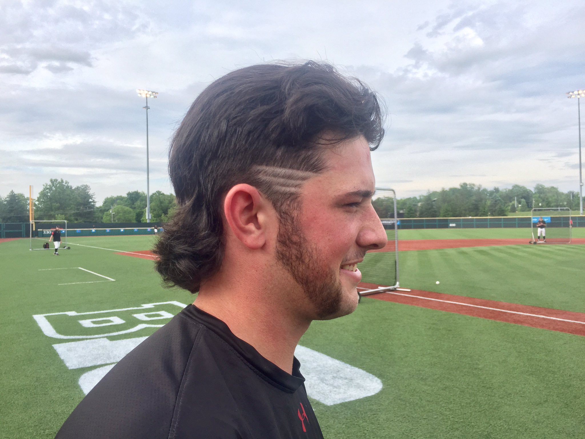 modern day baseball mullet