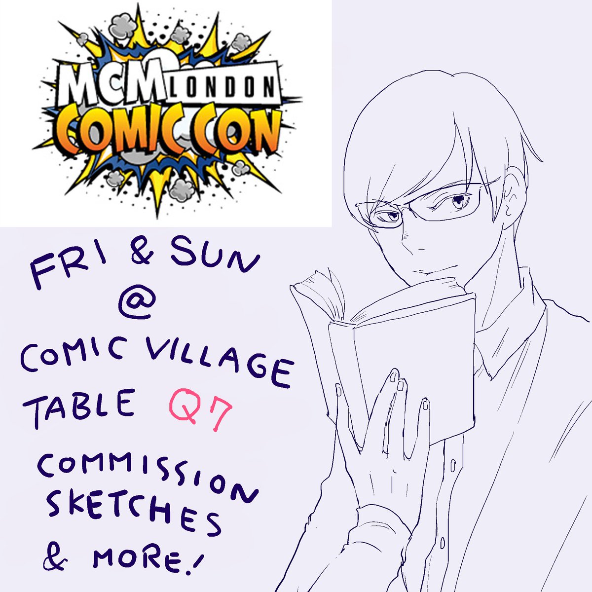 On 26th Fri & 28th Sun I'll be at MCM London ComiCon. https://t.co/InrJT07xY7
On 27th Sat, Greenwich Book Festival. https://t.co/oVLolXIA5n