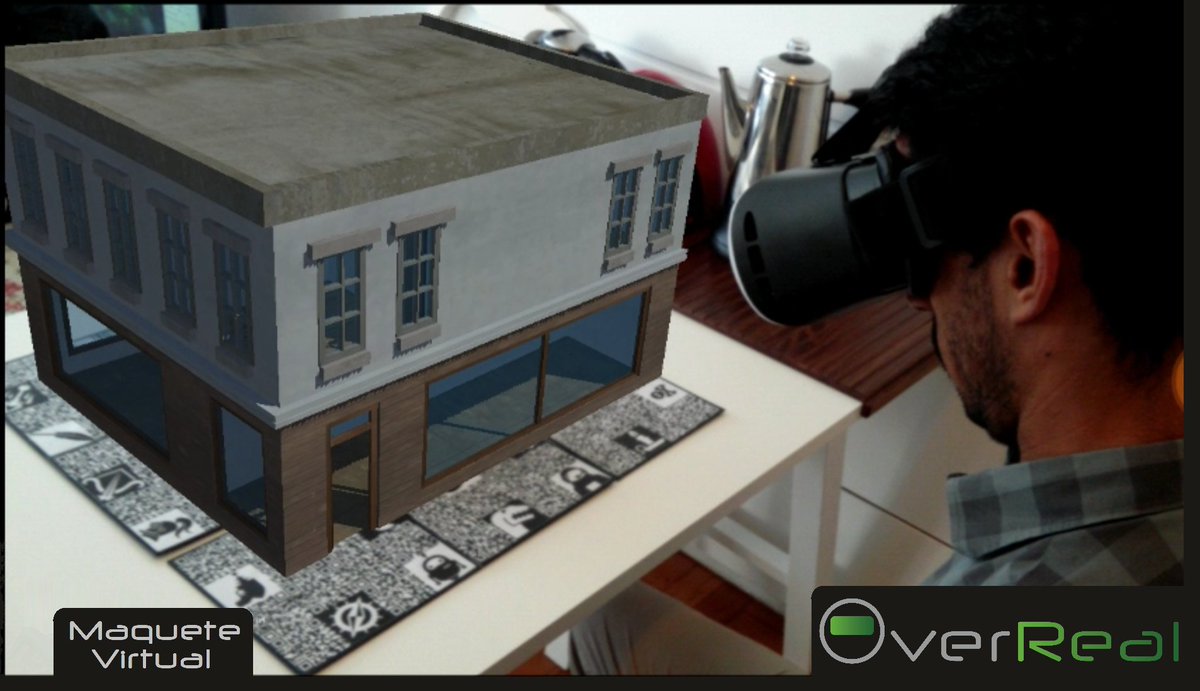 OverRealVR's tweet image. Maquete em Realidade Aumentada
#AugmentedReality #Arquitetura #Decoracao