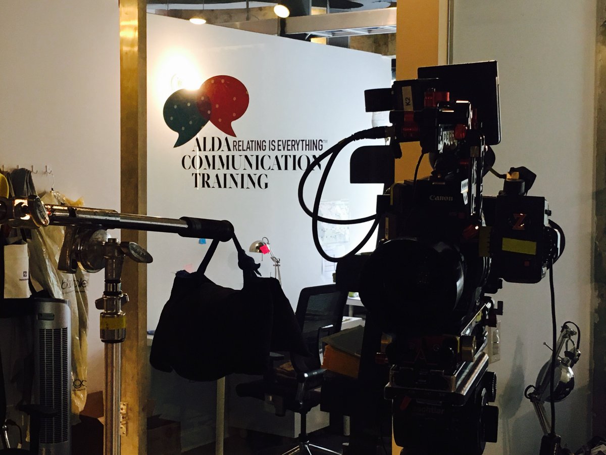 alda's tweet photo. #CNBC is at the office to interview @.alanalda about his new book! #AldaCommunicationTraining #RelatingisEverything #SciComm https://t.co/8PFDB8RgYx