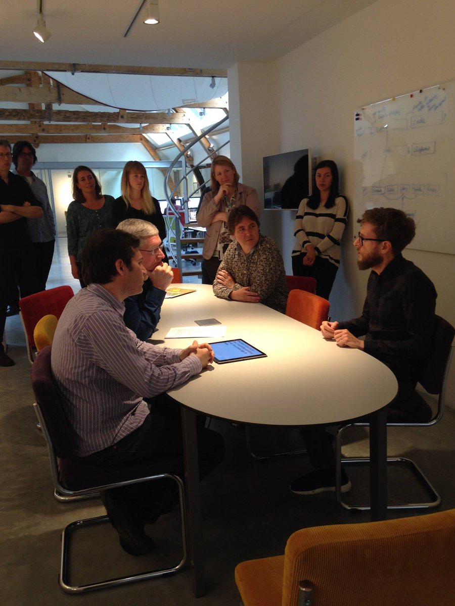 Tim Cook, and eight AssistiveWare colleagues sat and stood around a table. I am talking about the latest Proloquo4Text update.