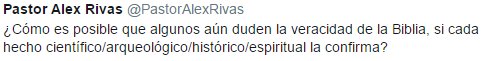 ¿Cómo es posible que algunos aún duden la veracidad de la Biblia, si cada hecho científico/arqueológico/histórico/espiritual la confirma?