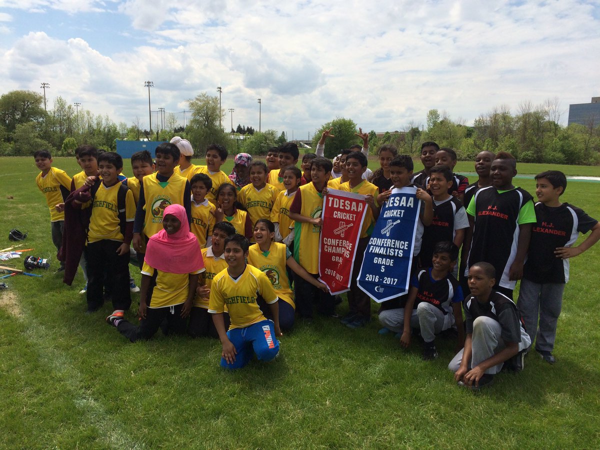 Congrats to <a href="/HighfieldJS/">HighfieldJS</a> on winning the grade 5 West Conference championship and <a href="/TDSB_HJA/">Vince Baglione</a> on being the Conference finalist! <a href="/TDESAA_TDSB/">TDESAA Athletics</a>