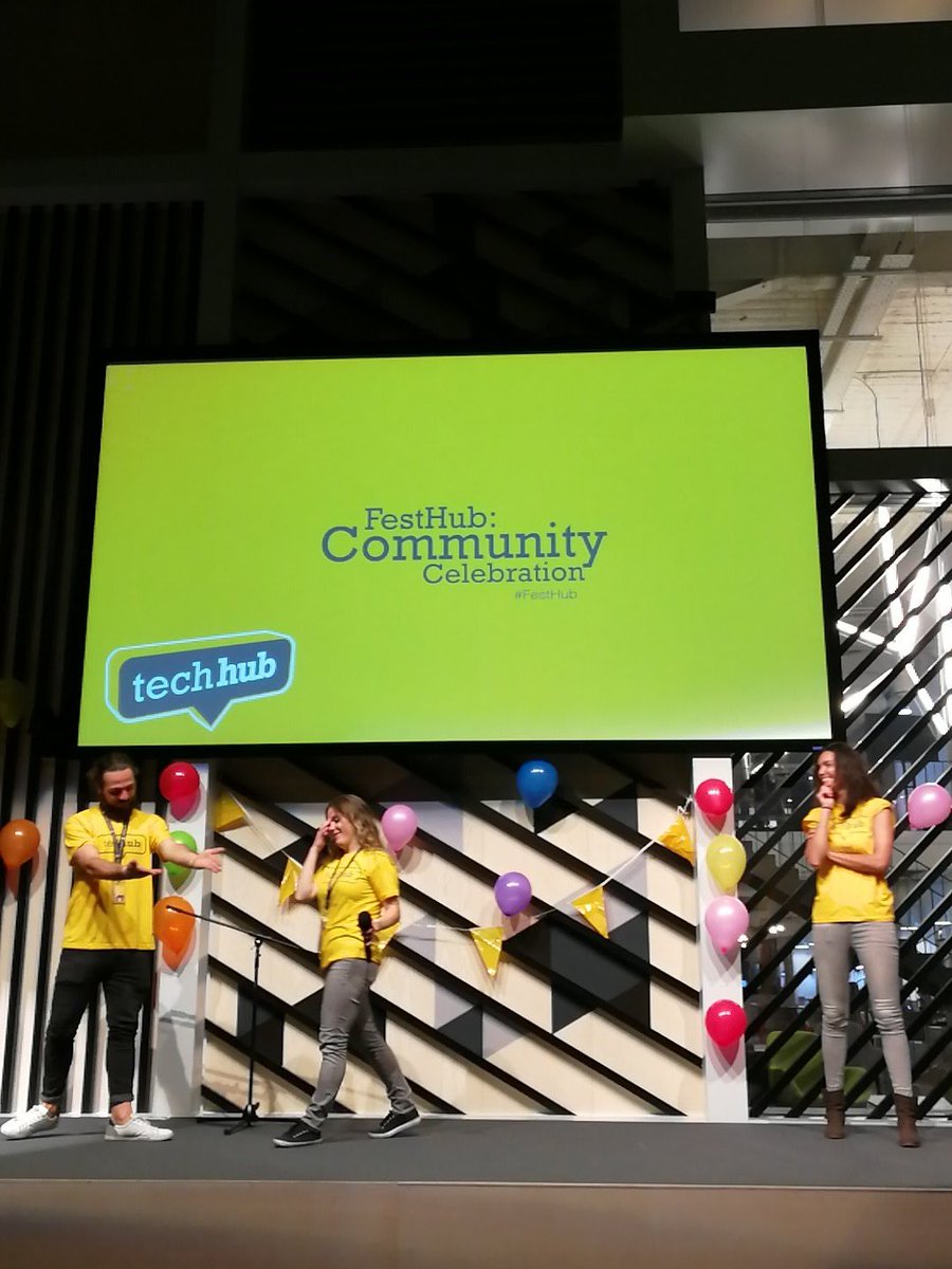 garciamaruny's tweet photo. Comunidad es la palabra más oída en la despedida de @TechHubMadrid #festhub y realmente cobra valor. Felicidades #techhubbers https://t.co/6oFKT0fCXw