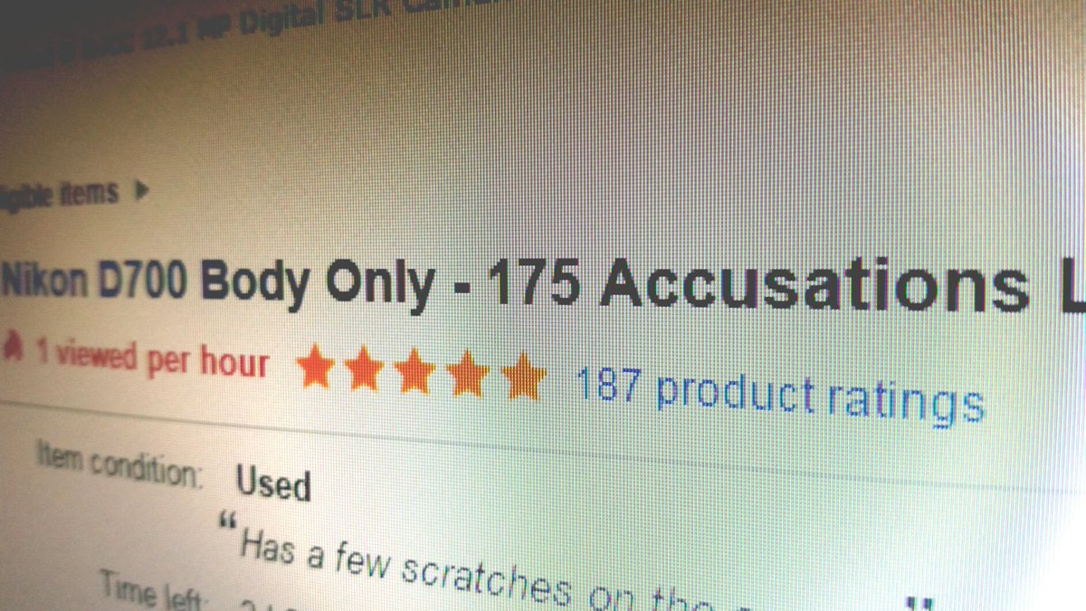 lucian238's tweet photo. Don't buy this #Camera too many ..'accusations'. #d700 #nikon #ebay 
#actuations https://t.co/tVIlcIAhRB