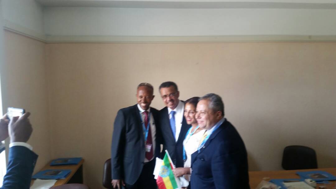 <a href="/DrTedros/">Tedros Adhanom Ghebreyesus</a> Congratulations to all Ethiopians &amp;Africans. History is made. Viva son of africa <a href="/DrTedros/">Tedros Adhanom Ghebreyesus</a> ViVa Ethiopia