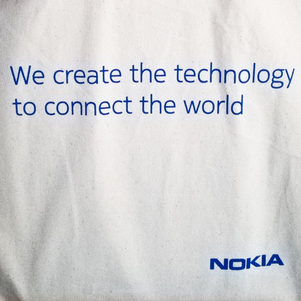 Summary of what #Nokia does these days: No longer just 'connecting people' but connecting the entire world 🙂 #corporategoals @nokia