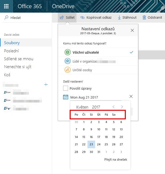 dav_je's tweet photo. Dalo mi to docela zabrat, nastavit správné datum, když je čtvrtek v úterý :) #OneDrive4b https://t.co/gN7JSKqwfr