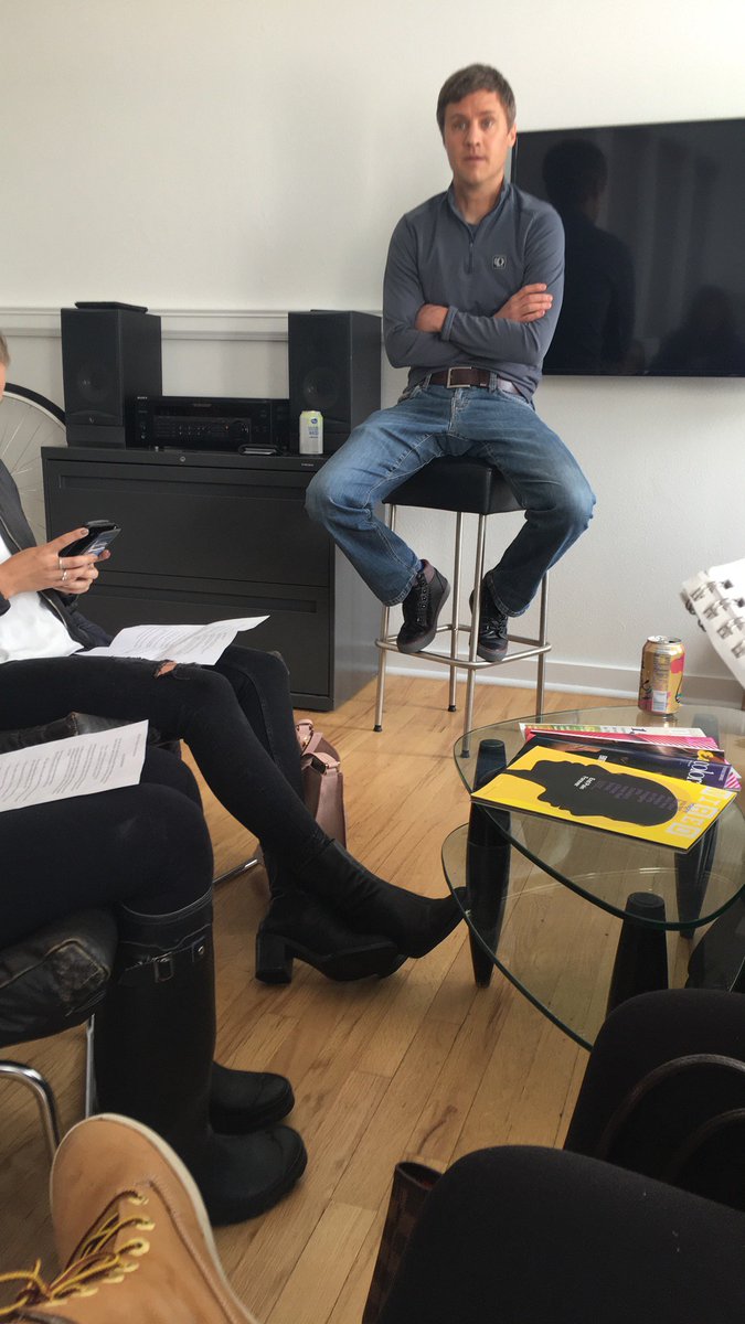 abby_anello's tweet photo. Matt Bennett believes that the best thing about working in the strategic communication industry is "helping build brands" #PRBuffs https://t.co/9IN27dVRK7