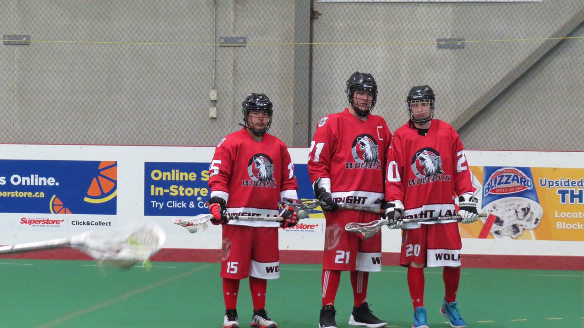 Check out the new jerseys and shorts purchased from <a href="/Tri3Hardgear/">TRI³ HardGear</a>! Worth every hard fundraised dollar! #wolfpacklacrosse #onpoint