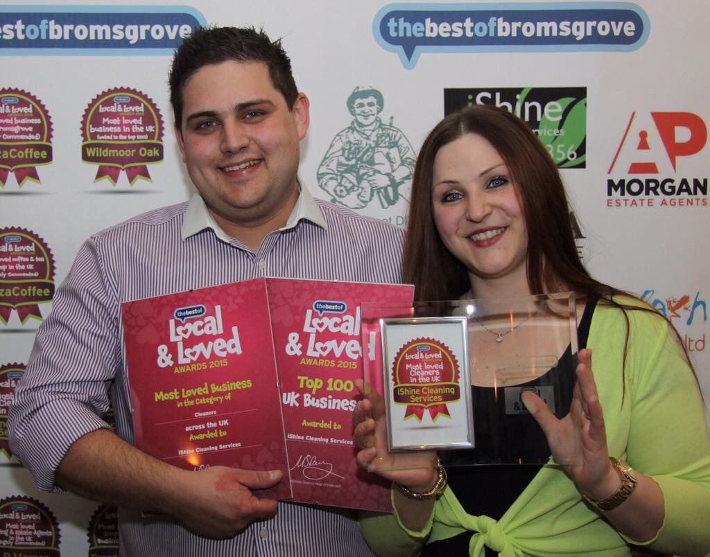 iShine_Clean's tweet photo. #bestofbromsgrove awards for best cleaning company uk #bromsgrovehour https://t.co/Zg5ZDl4Jap