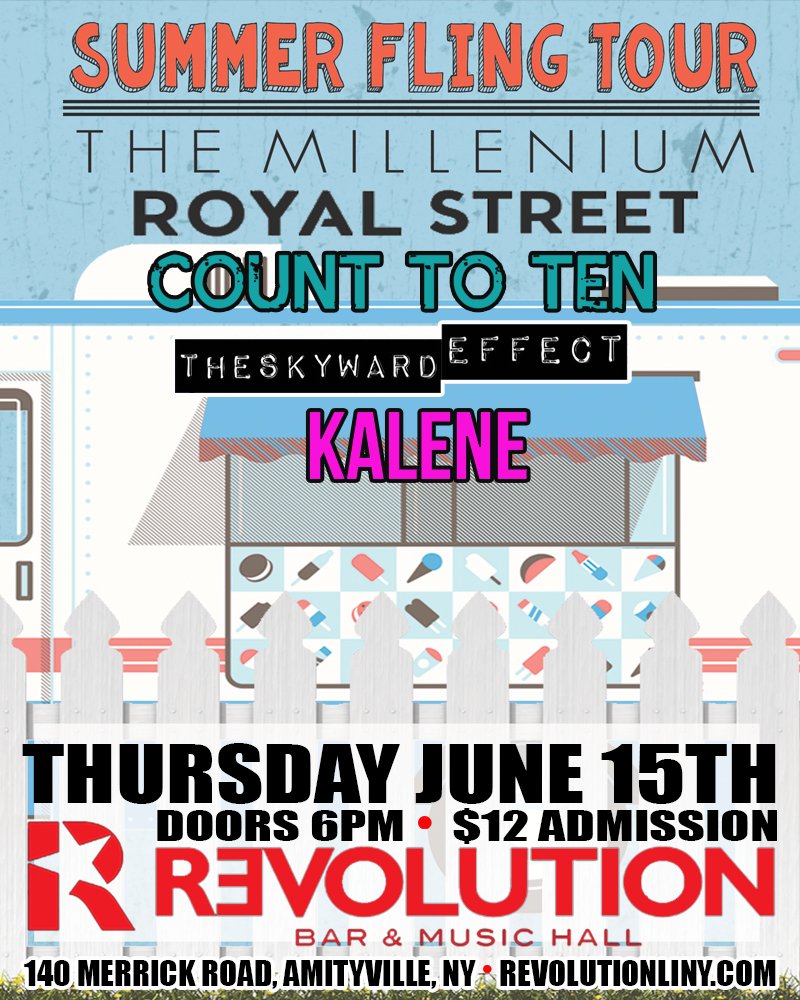 revolution_li's tweet image. THURSDAY JUNE 15TH!
@TheMilleniumWI 
w/ @RoyalStreetBand @CountToTenMusic &amp;amp; more!
Doors 6PM - $12 Admission
Tickets: ticketf.ly/2qgQ2LU