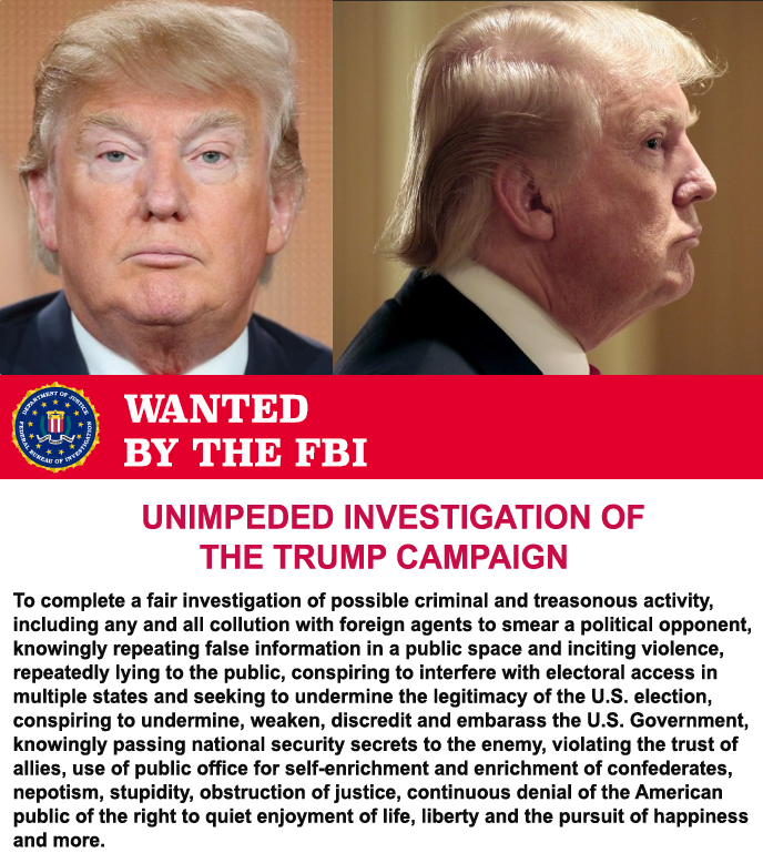 pandemocracy2's tweet photo. #America's @FBI's #MostWanted captured perfectly in a spoof infographic: https://t.co/IxUiNxtK2v