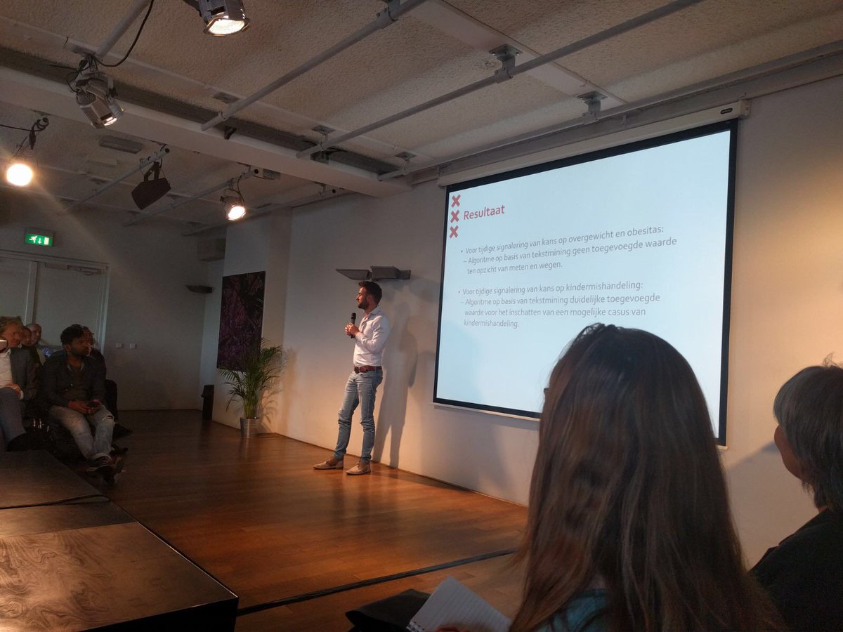 ynformed's tweet photo. Veel reacties: @paauw van @ynformed sprak in @De_Zwijger met @GGDAmsterdam over het voorspellen van kindermishandeling mbv #DataScience https://t.co/yJ19iG14FI