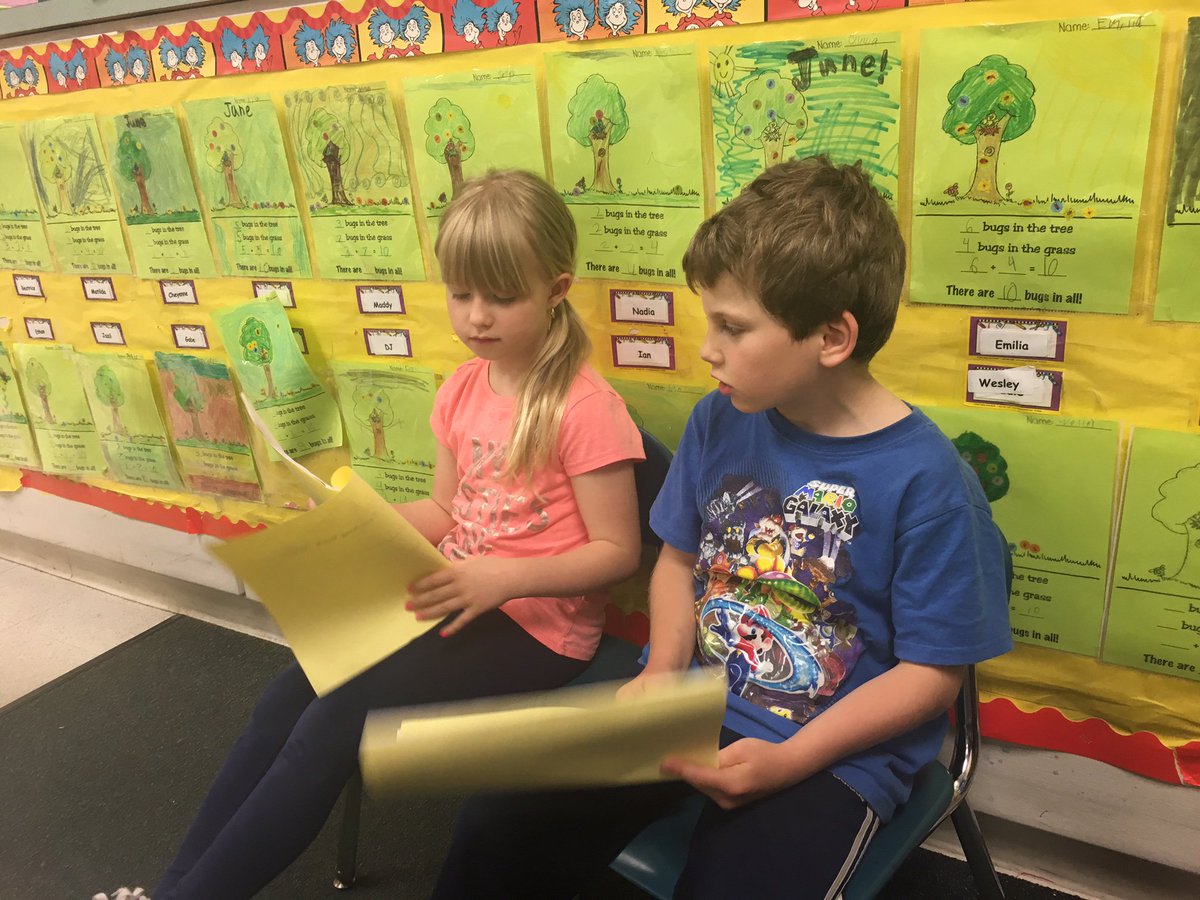 Mrs. Goldberg's 1st graders shared their 'How To' books with one another today.