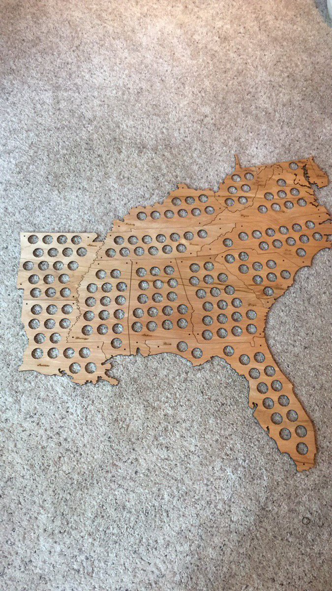 deidravis's tweet image. @beercapmaps Just got my first region, it looks great thank you! 🍻 time to fill it!