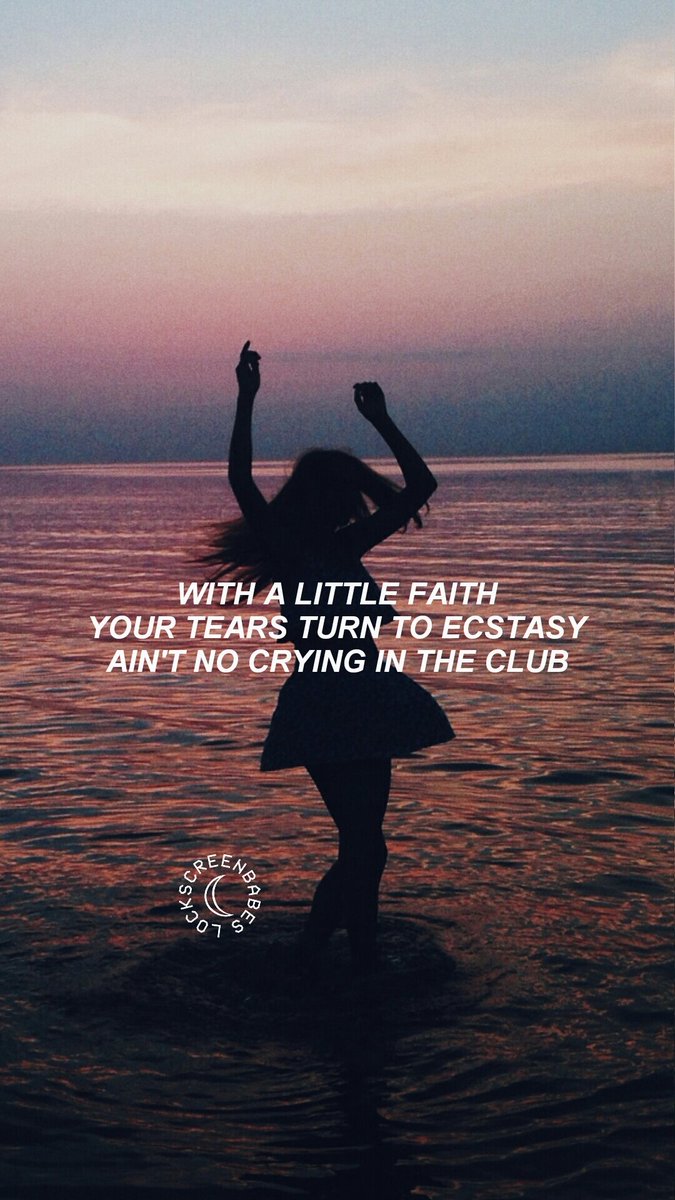 Lockscreens On Twitter Crying In The Club By Camila Cabello Lyric Lockscreen Rt If U Save Send Us A Screenshot If Use Be Honest Please Mari Https T Co Brjn7gezgh Twitter