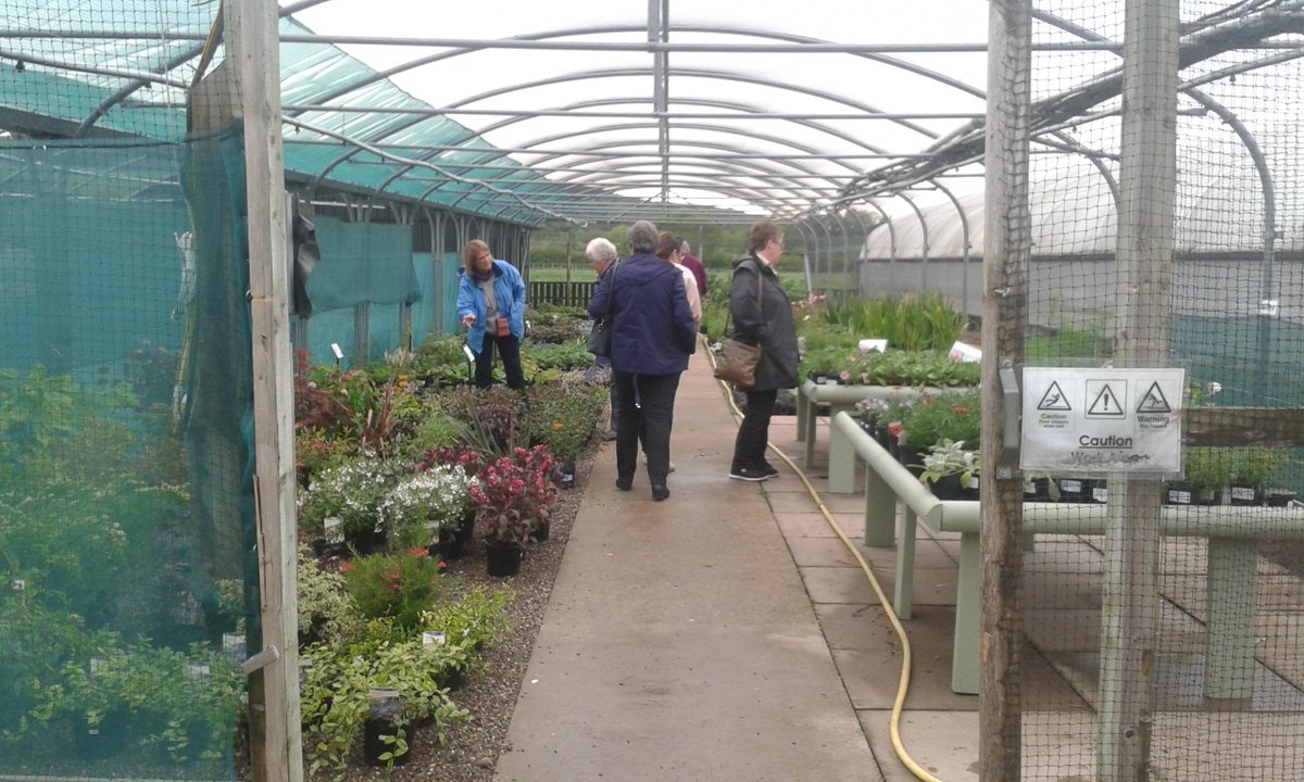 Rushwick Garden Club had a good visit to our nursery last week, despite the rain!