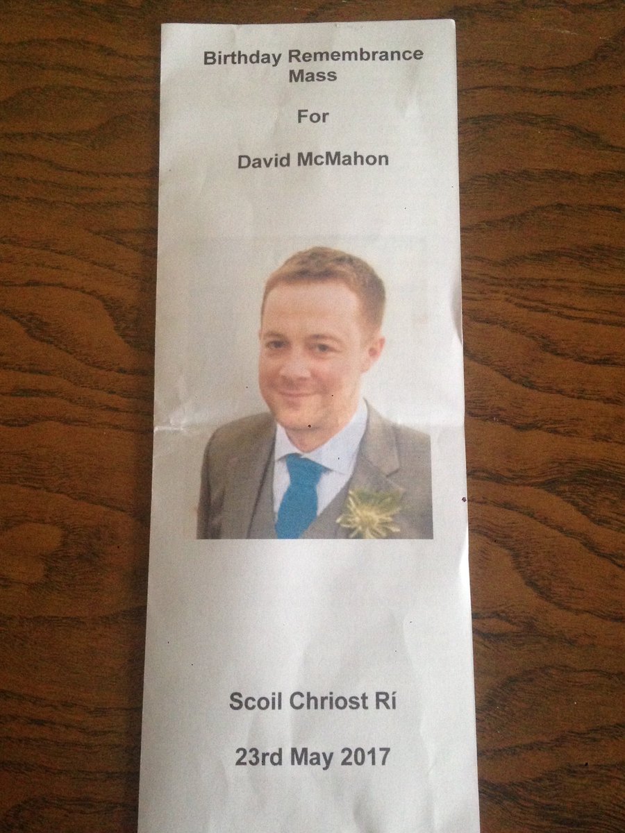 criostri's tweet image. Today we remember with great fondness our colleague David McMahon on his 34th birthday. Thanks Fr. Tom for such a nice mass @PDST_Ireland