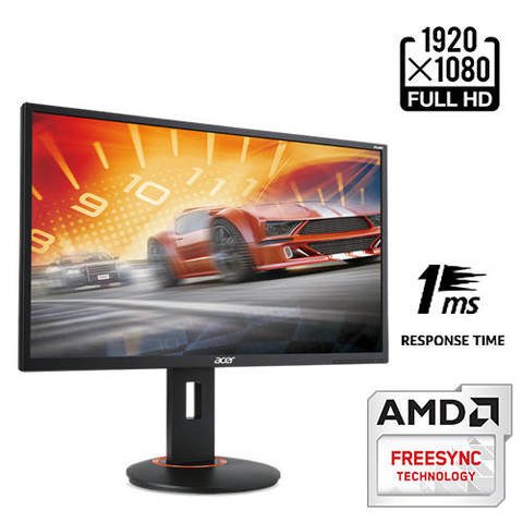 NUEVO INGRESO: ACER Gaming xf240h - Full HD, 16:9, AMD® FreeSync™, 144Hz, tiempo de respuesta 1 ms - solo u$s 379.