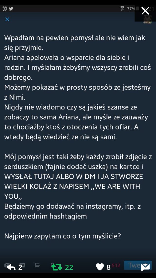 PROSZĘ DAWAJCIE RT #DWTManchaster #Manchester #PrayForManchester #rt #mojcrush #IStandByAriana #thevampsinpoland #okresowehistorie #tweetme