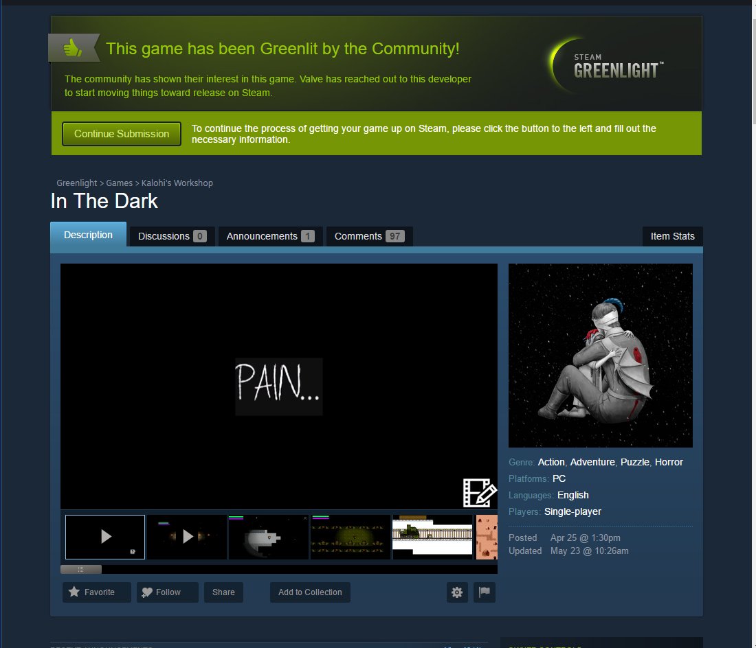 InTheDarkTheGam's tweet photo. We did it!
Demo:
https://t.co/XYtcaAOHuF  
#indiegame #gamedev #indiedev #demo #rpgmaker #horror https://t.co/gO99bxrOFZ