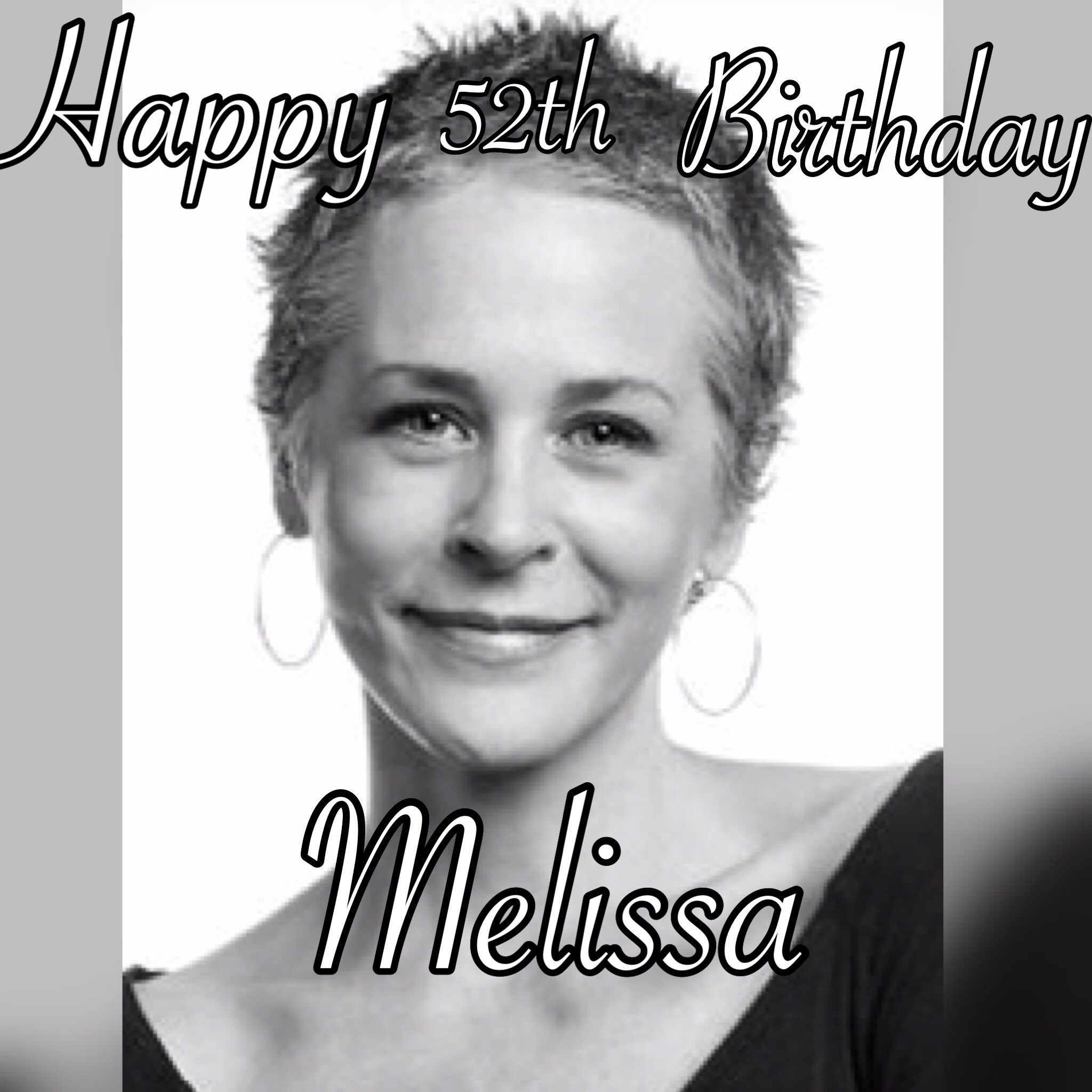 Happy birthday to Melissa McBride, you are truly an amazing women!!       