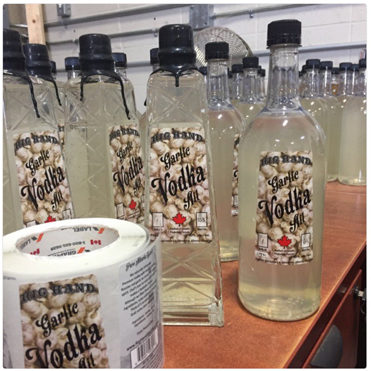 RigHandSpirits's tweet photo. Did you hear the news? Our Garlic Vodka is coming in 40’s and 60’s to a shelf near you…soon! https://t.co/mS7jkyqbFP