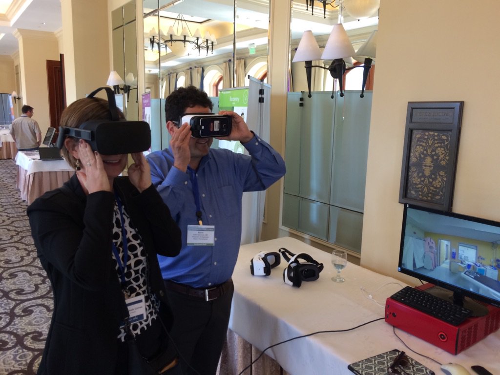 ClaireCelesteC's tweet photo. Looking at the future of #HealthCare #innovation Using VR. @keithb99 #17bas https://t.co/ZhycaPzW2u