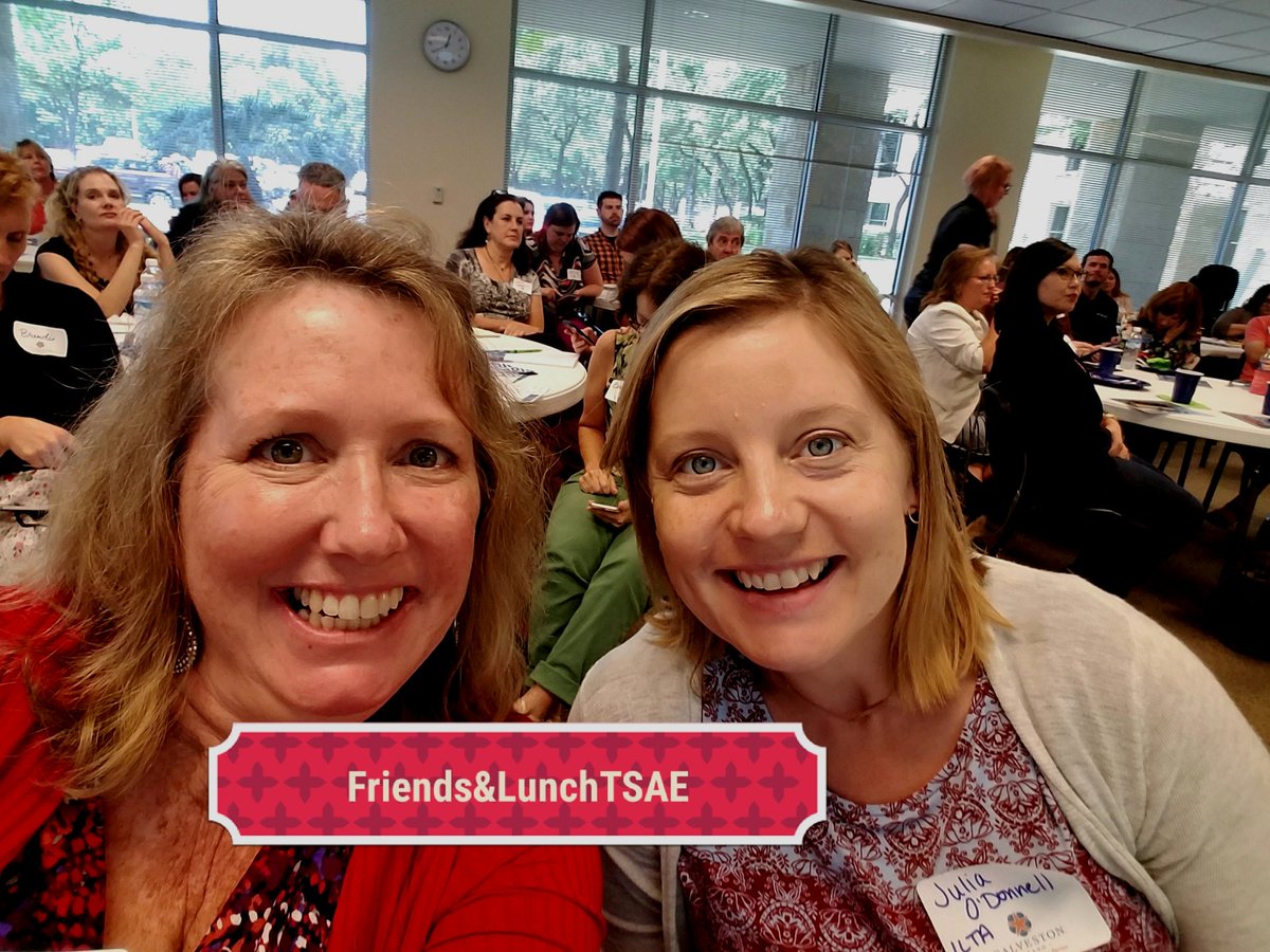 Great time at TSAE's Learn @ Lunch!  Seeing friends and meeting new ones. #ItsSocialTime