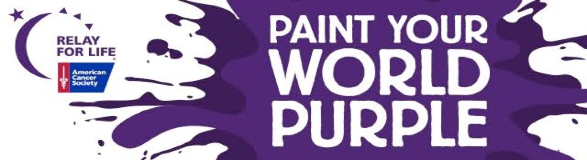 hmbchamber's tweet photo. Support @RelayForLife by decorating your store windows with as much purple as possible.  #cancer https://t.co/mbRAlWeLKA https://t.co/2btjiJLBrg