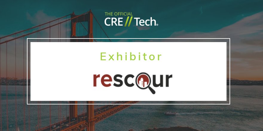 What are your plans on June 8? Attend @OfficialCREtech #SanFrancisco and meet our awesome exhibitor, <a href="/Rescour/">REscour</a>! #CREtech #CRE #tech