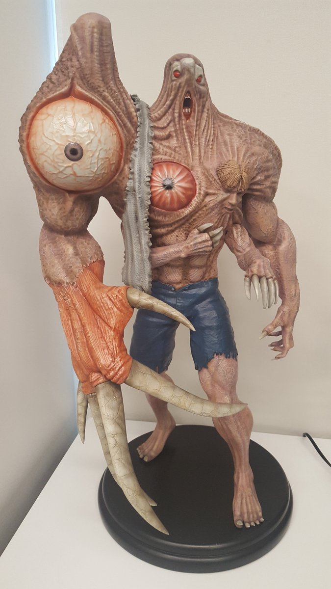RE_Games's tweet photo. Ever wonder what goes on at Capcom's USA offices? William Birkin sees all, but he's not telling. https://t.co/8s9KiDX5Mh
