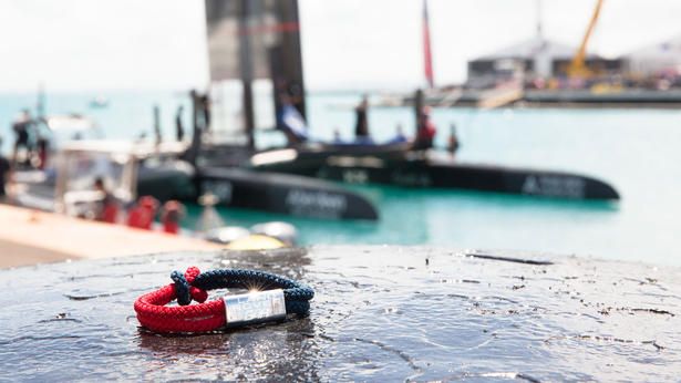 boatint's tweet photo. .@LandRoverBAR launch limited edition wristband made from recycled ocean plastic https://t.co/DKThVQWxJ3 https://t.co/xg6SNDy3GF