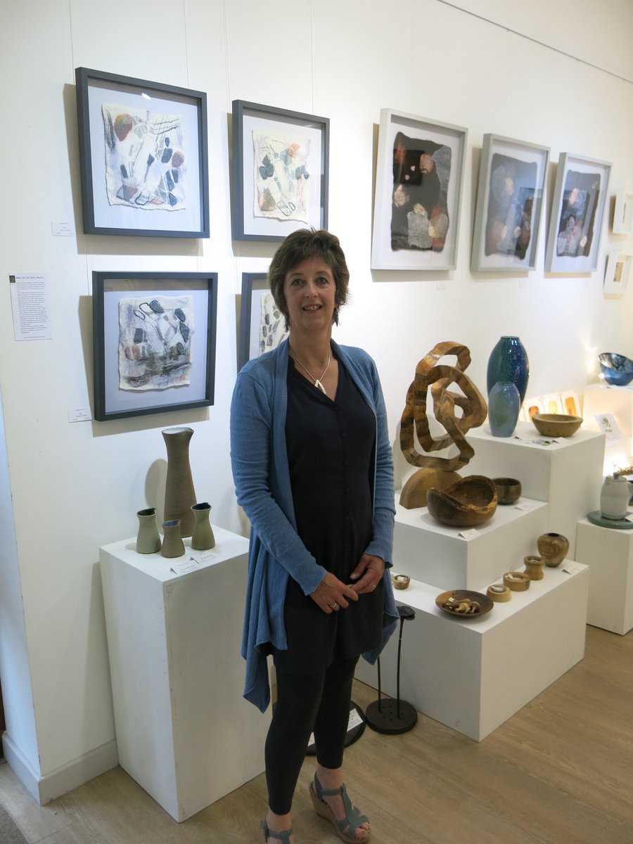 Under the Microscope PV tonight @RumsEg #textiles #felt #cells Exhibition on till June 23rd,