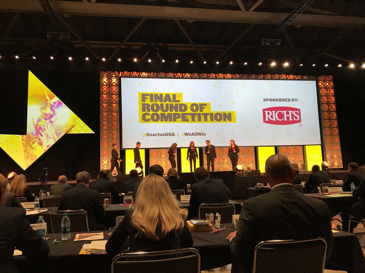 twolcken's tweet photo. These students...gifts to our world!  Honored to judge the final round at Enactus!  #EnactusUSA #WeAllWin #ADPcareers https://t.co/lXd6q2DPke