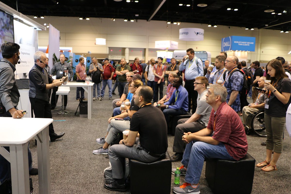 Bitdefender_Ent's tweet photo. Great success at #CitrixSynergy, - Day 1! Did you catch our unveiling of the #HypervisorIntrospection?
https://t.co/uuXCdh6ywc https://t.co/yhyKRLEPYy