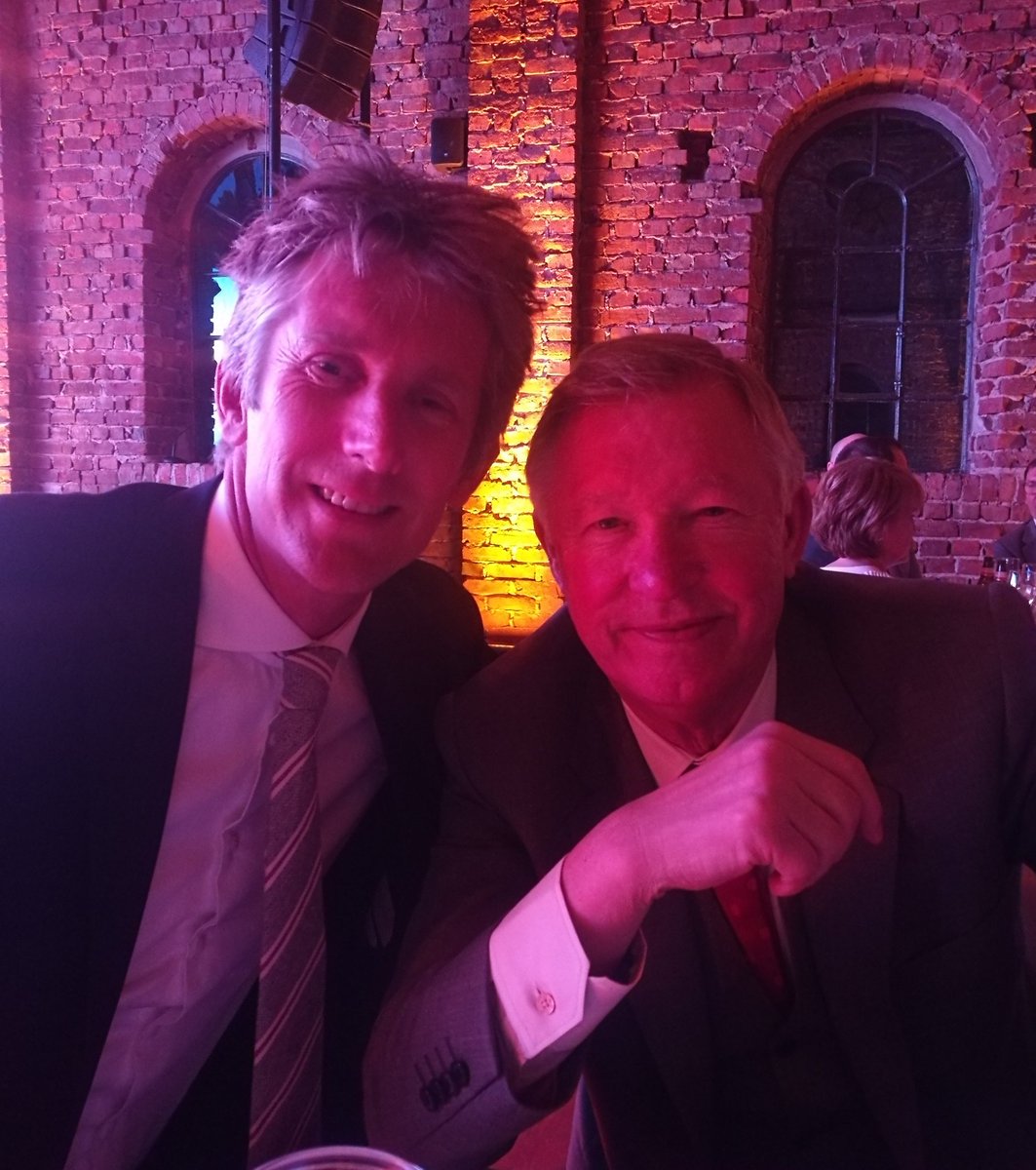 Official <a href="/EuropaLeague/">UEFA Europa League</a> dinner with  finalist in Stockholm. Great catching up with the Boss but didn't agree on the score! #ajaman #UELfinal