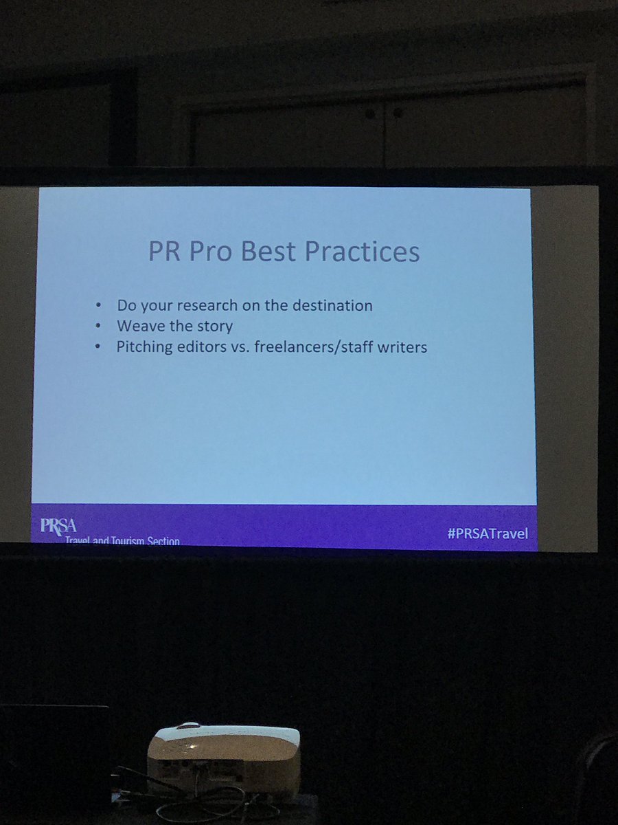 amberbroeckel's tweet photo. PR Pro Best Practices  #prsatravel https://t.co/xBb5BQrrQF