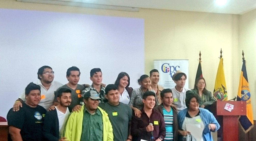 Alrededor de 100 jóvenes de 31 organizaciones juveniles, de 10 provincias 🇪🇨, participaron del Encuentro "Jóvenes, Mandato y Control Social"