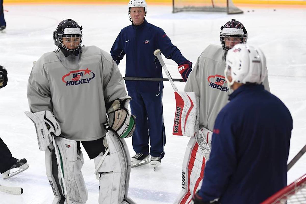 usahockey's tweet photo. A few photos from the USA Hockey Goalie Development Camp last weekend, hosted by @PacificHockey. #GoalieNation https://t.co/9g5wW4YSos