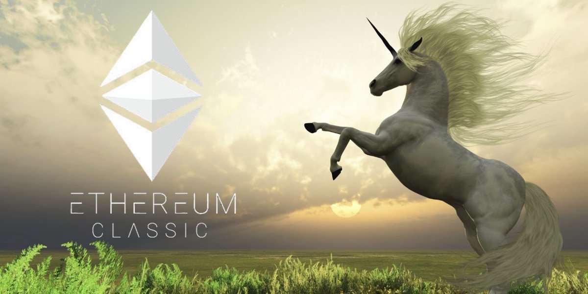 Can't beat the real thing. Ethereum Classic unicorn was just born. <a href="/EthereumClassic/">EthereumClassic</a> <a href="/eth_classic/">Ethereum Classic</a>